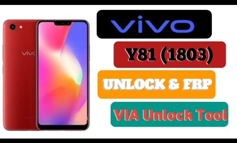 Vivo Y81 (1803) Unlock and Frp bypass via unlock tool Vivo Y81 (1803) Unlock and Frp bypass via unlock tool