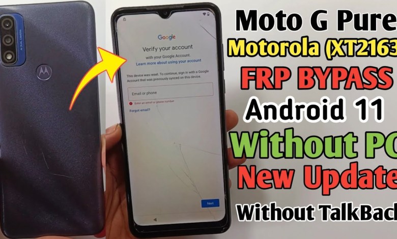 Moto G Pure FRP Bypass Android 11 Without PC | Moto G Moto G Pure FRP Bypass Android 11 Without PC | Moto G