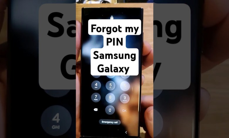 I Forgot my Pin on my Samsung phone – Reset your I Forgot my Pin on my Samsung phone – Reset your