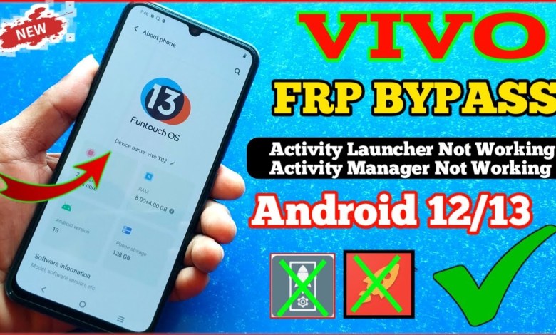 Vivo Y01/Y02 Frp Bypass/Unlock – Activity Launcher Vivo Y01/Y02 Frp Bypass/Unlock – Activity Launcher
