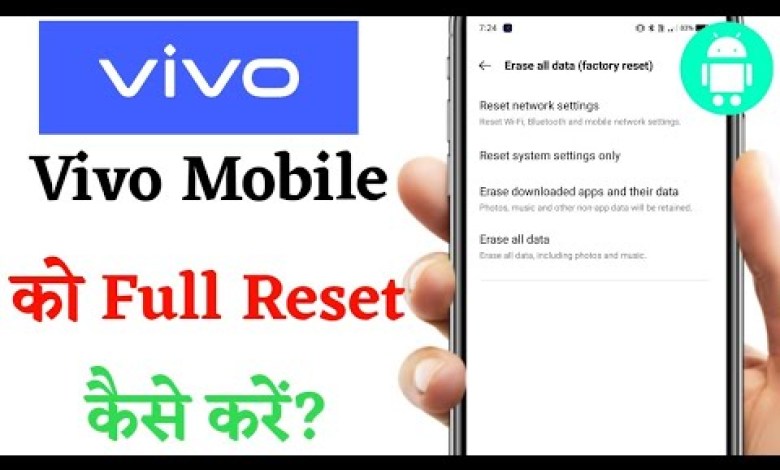 How to Full Reset Vivo Mobile || Vivo Phones How to Full Reset Vivo Mobile || Vivo Phones