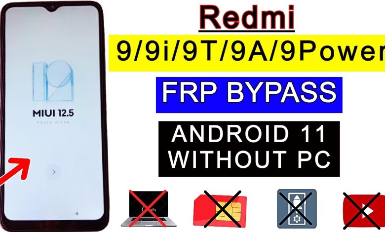 Redmi 9/9i/9t/9a/9 Power FRP Bypass Android 11 | All Redmi 9/9i/9t/9a/9 Power FRP Bypass Android 11 | All