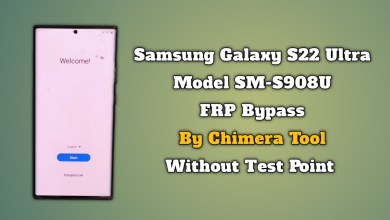 Samsung Galaxy S22 Ultra FRP Bypass By Chimera Tool Samsung Galaxy S22 Ultra FRP Bypass By Chimera Tool