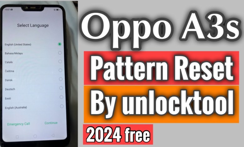 Oppo A3s CPH1803 Pattern Reset By Unlock Tool New Oppo A3s CPH1803 Pattern Reset By Unlock Tool New