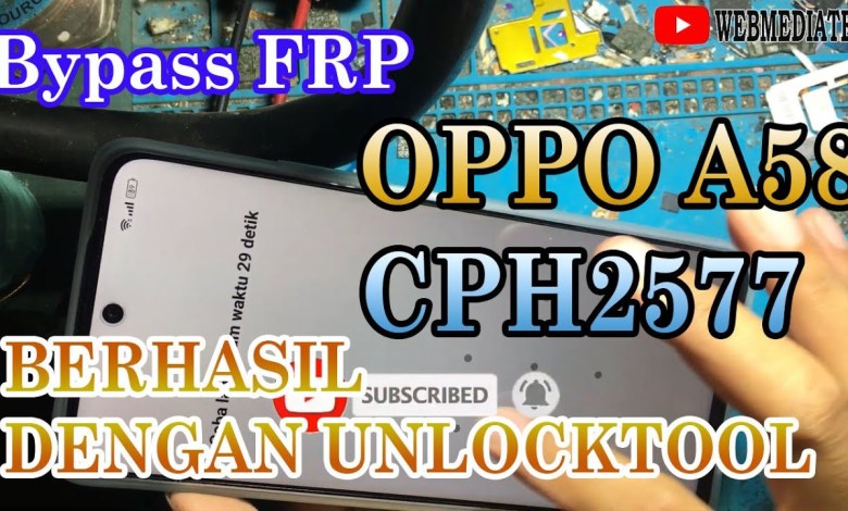 FRP OPPO A58 CPH2577 HOW TO UNLOCK OPPO A58 GOOGLE ACCOUNT FRP OPPO A58 CPH2577 HOW TO UNLOCK OPPO A58 GOOGLE ACCOUNT
