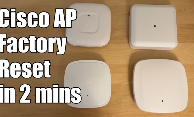 Cisco Wireless Access Point Factory Reset Cisco Wireless Access Point Factory Reset