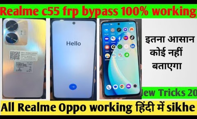 Realme c55 (RMX3710) frp bypass without pc !! new Realme c55 (RMX3710) frp bypass without pc !! new