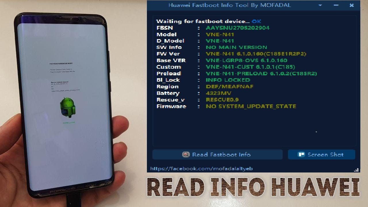 HUAWEI Fastboot Read Information How To Check. how HUAWEI Fastboot Read Information How To Check. how