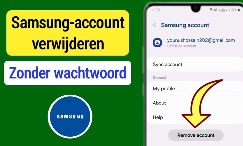 How to remove Samsung account without How to remove Samsung account without