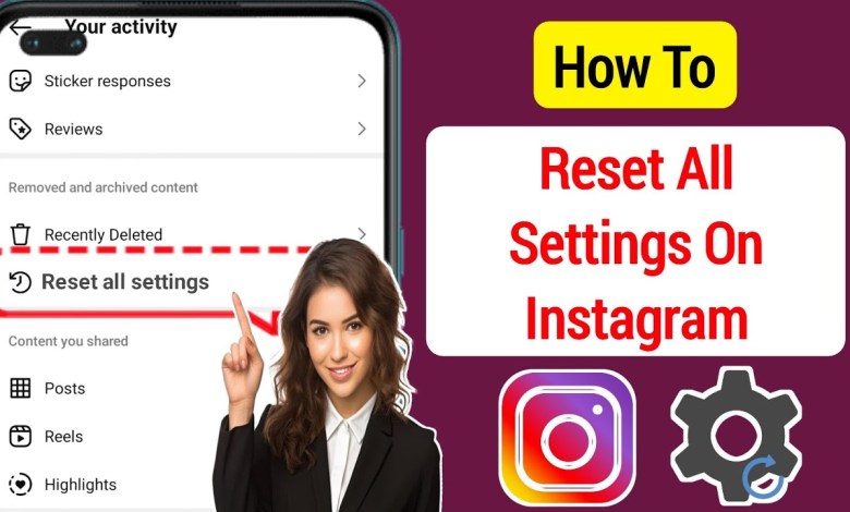 How to Reset All Settings On Instagram (Update 2024) || How to Reset All Settings On Instagram (Update 2024) ||