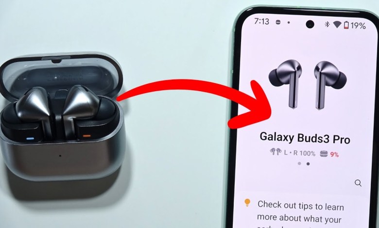 SAMSUNG Galaxy Buds 3 Pro: Pair to Samsung Phone SAMSUNG Galaxy Buds 3 Pro: Pair to Samsung Phone