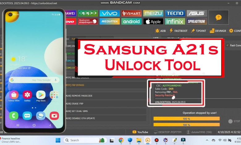 Unlock Tool for Samsung Galaxy A21s SM A217F FRP Bypass – A Must-Have for Breaking the Lock! Unlock Tool for Samsung Galaxy A21s SM A217F FRP Bypass – A Must-Have for Breaking the Lock!