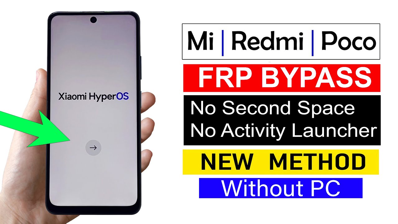 All Xiaomi HyperOS Gmail Account Bypass (Without PC)- All Xiaomi HyperOS Gmail Account Bypass (Without PC)-