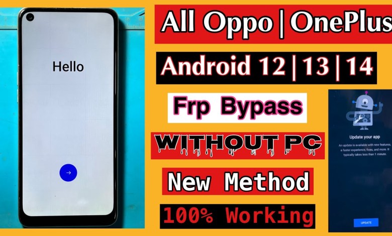 Oppo | OnePlus Frp Bypass Android 12,13 | Without Pc | Oppo | OnePlus Frp Bypass Android 12,13 | Without Pc |