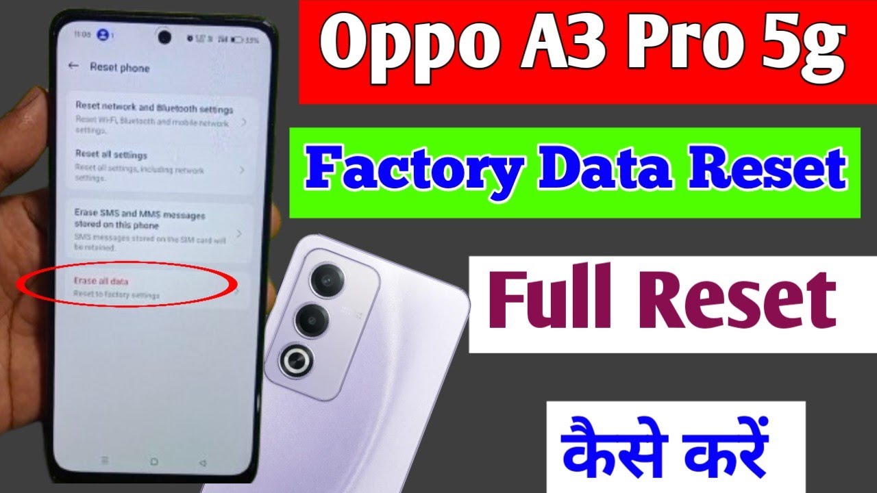 Oppo a3 pro 5g me factory data reset kaise kare | Oppo Oppo a3 pro 5g me factory data reset kaise kare | Oppo