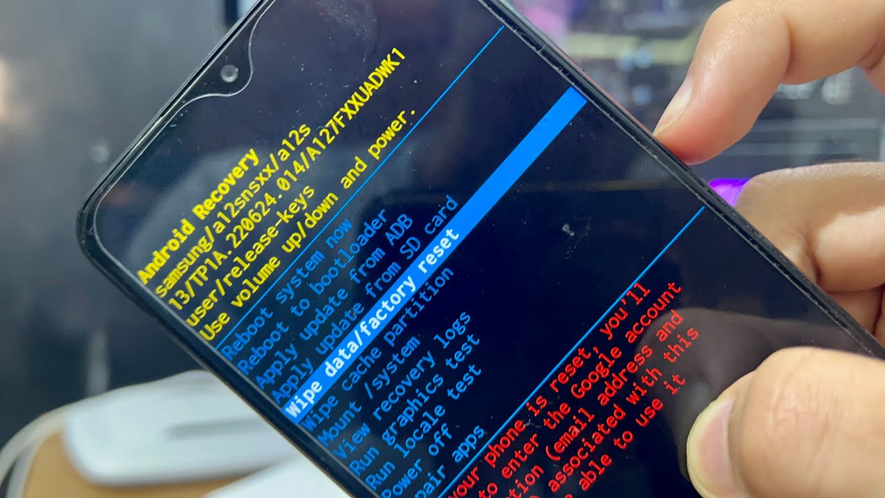 Samsung Galaxy A12/A22 Hard reset | Pattern unlock Samsung Galaxy A12/A22 Hard reset | Pattern unlock