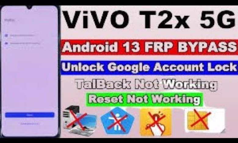 Vivo T2 Pro FRP Bypass Android 13 Unlock Google Vivo T2 Pro FRP Bypass Android 13 Unlock Google