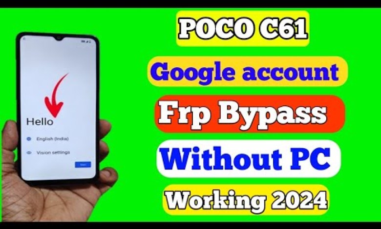 Poco C61 Frp Bypass _ Setup Offline Not Showing _ Poco Poco C61 Frp Bypass _ Setup Offline Not Showing _ Poco