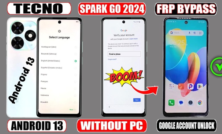 Tecno Spark Go 2024 Frp Bypass Android 13 Without PC Tecno Spark Go 2024 Frp Bypass Android 13 Without PC