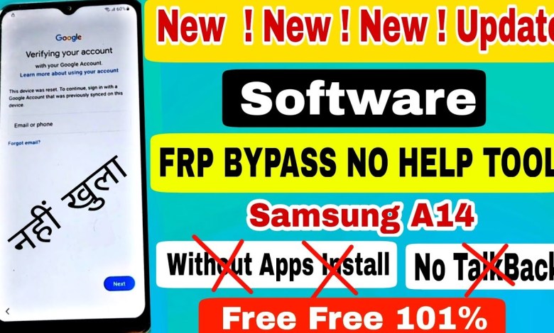 NO TOOL & No PC 2024:- SAMSUNG A14 FRP Bypass NO TOOL & No PC 2024:- SAMSUNG A14 FRP Bypass