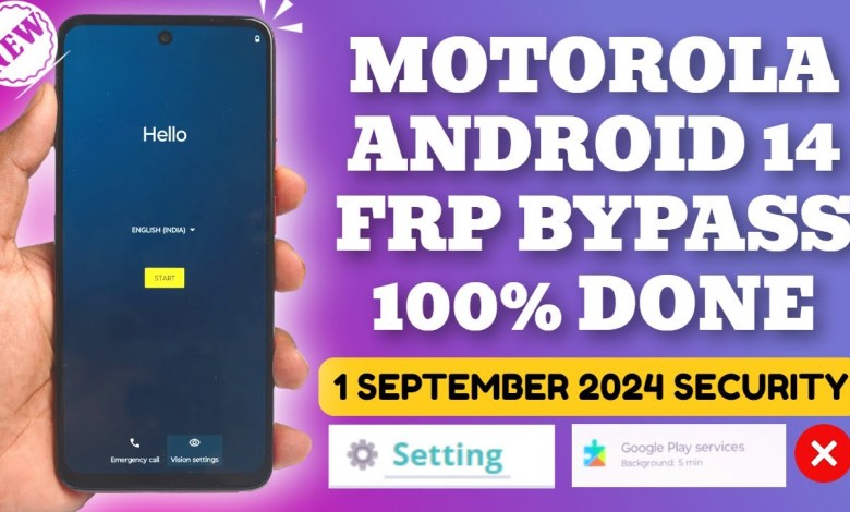 Unlock the Latest Motorola FRP Bypass Method for Android 14 – Update 2024 Unlock the Latest Motorola FRP Bypass Method for Android 14 – Update 2024