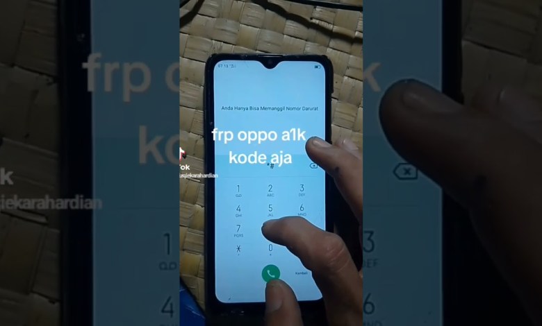 #frp #oppo a1k #viral# senam jari/kode #frp #oppo a1k #viral# senam jari/kode