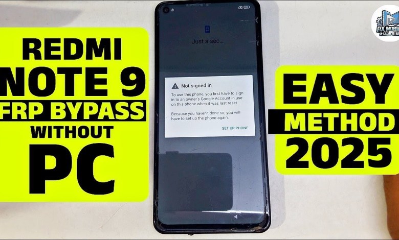 Redmi Note 9 FRP Bypass Without PC | Easy Method 2024 Redmi Note 9 FRP Bypass Without PC | Easy Method 2024