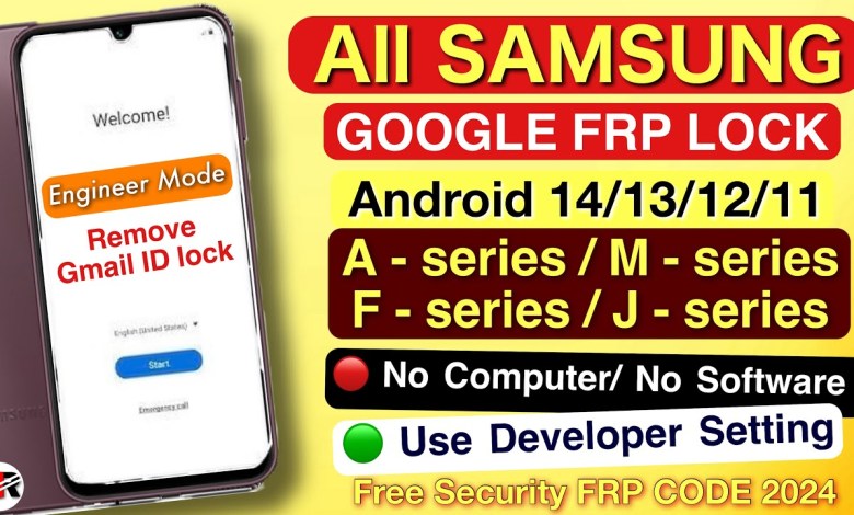 SAMSUNG FRP BYPASS 2024 QR Code Android 13 14 New SAMSUNG FRP BYPASS 2024 QR Code Android 13 14 New