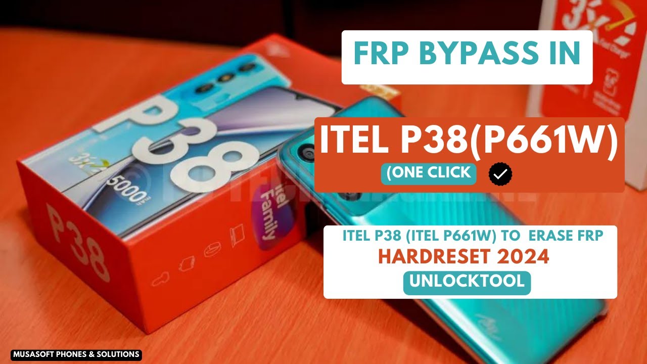 FRP BYPASS|REMOVE IN ITEL P38 | P661W WIPE|HARDRESET FRP BYPASS|REMOVE IN ITEL P38 | P661W WIPE|HARDRESET