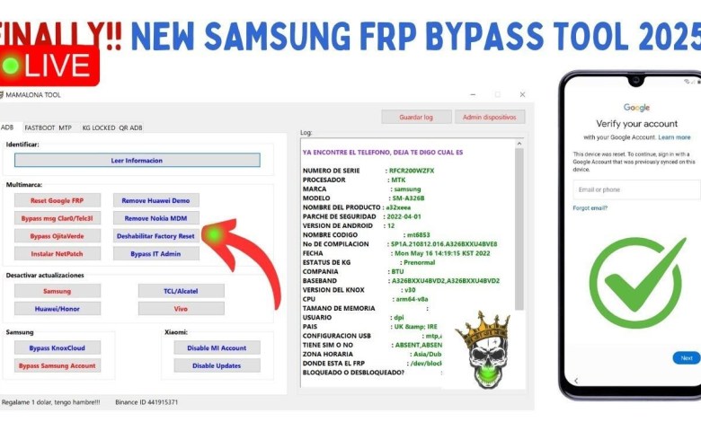 Unlock Samsung FRP Tool 2025: The Ultimate FRP Bypass Solution Unlock Samsung FRP Tool 2025: The Ultimate FRP Bypass Solution