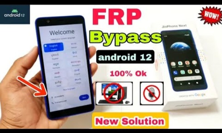 Jio Phone Next FRP Bypass Android 12|New Solution | Jio Jio Phone Next FRP Bypass Android 12|New Solution | Jio