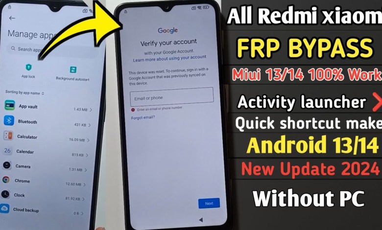 All Redmi/Xiaomi Miui 14 Frp Bypass 2024 Android 14 | All Redmi/Xiaomi Miui 14 Frp Bypass 2024 Android 14 |
