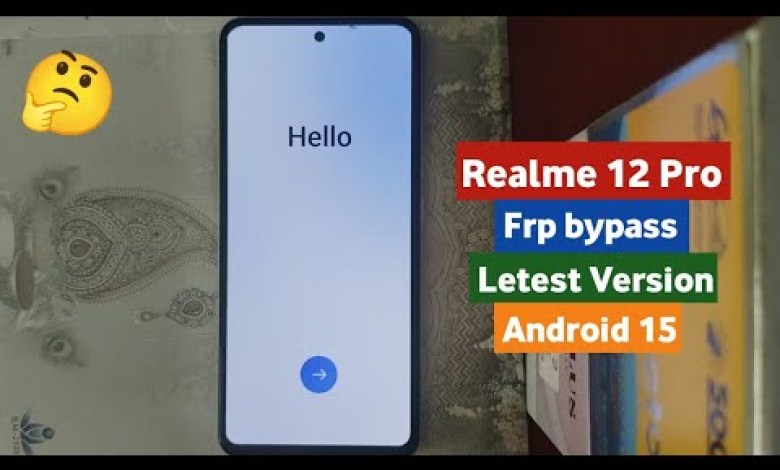 Unlock the Realme 12 Pro 5G (RMX3842) Android 15 with Frp Bypass – Find out how! Unlock the Realme 12 Pro 5G (RMX3842) Android 15 with Frp Bypass – Find out how!