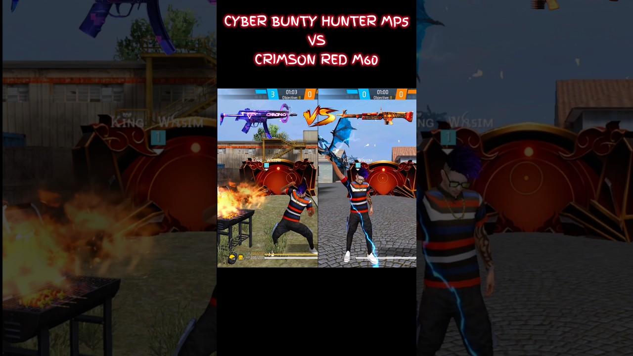 LEGENDARY MP5 VS CRIMSON RED M60para LEGENDARY MP5 VS CRIMSON RED M60para