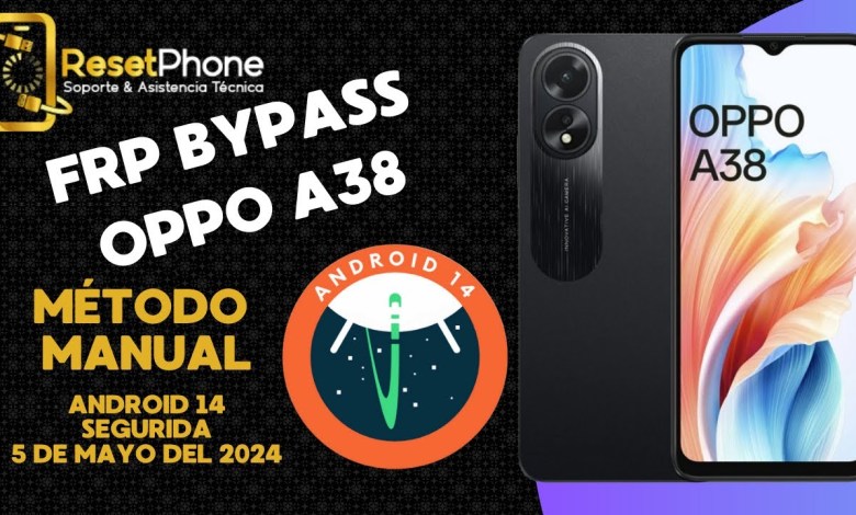 Remove google account oppo A38 / frp bypass / android 14 Remove google account oppo A38 / frp bypass / android 14