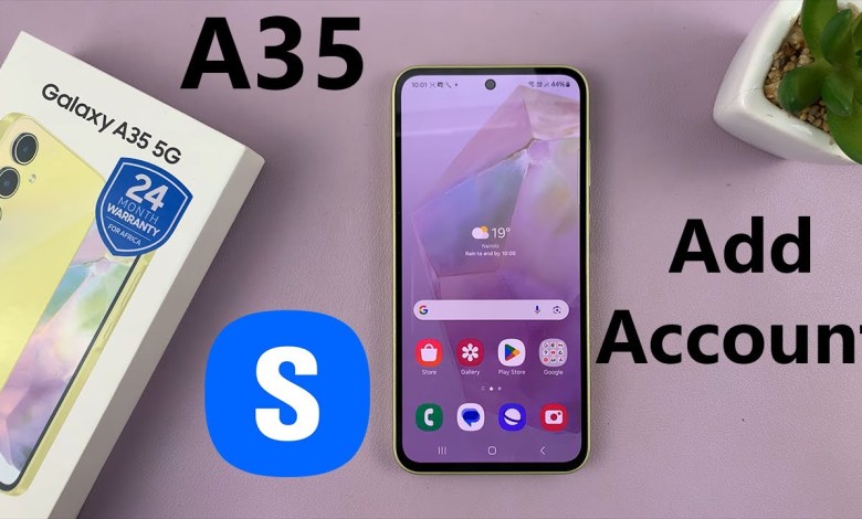 How To Add Samsung Account To Samsung Galaxy A35 How To Add Samsung Account To Samsung Galaxy A35