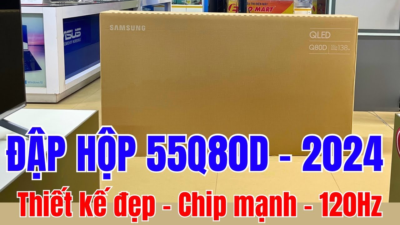 Unboxing the new 2024 Samsung QLed 55Q80D TV – Design Unboxing the new 2024 Samsung QLed 55Q80D TV – Design