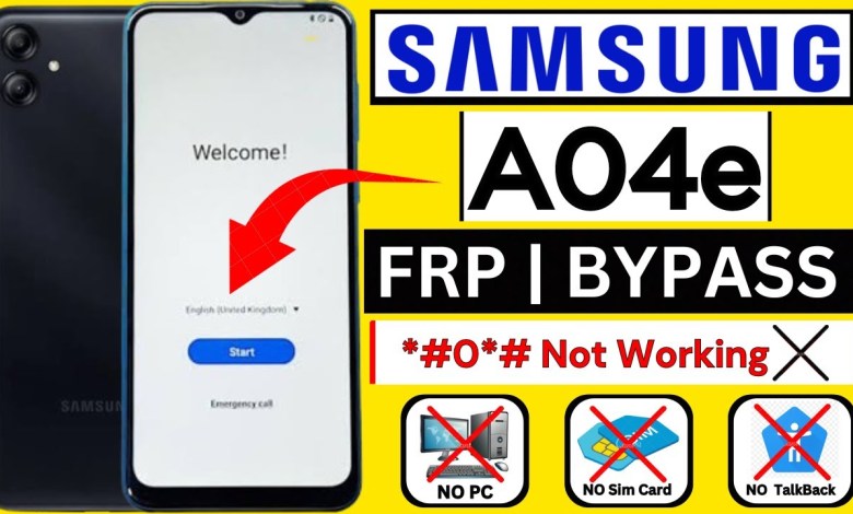 Samsung A04e FRP Bypass Android 12/13 Without PC | Samsung A04e FRP Bypass Android 12/13 Without PC |