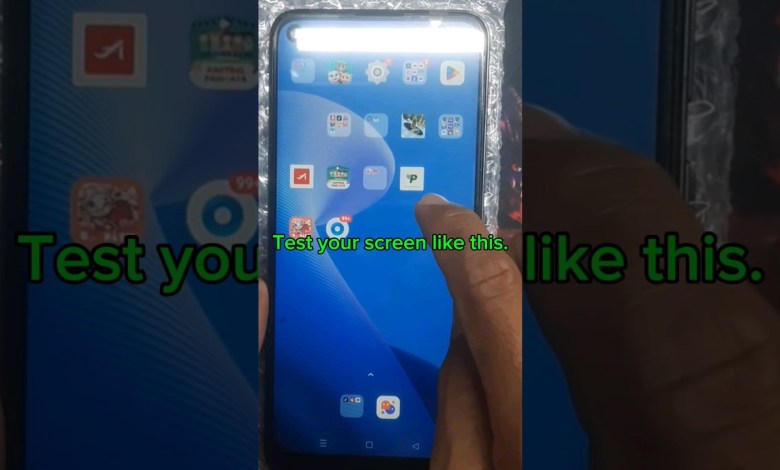 Test your screen like this. #smartphone #shorts #short Test your screen like this. #smartphone #shorts #short
