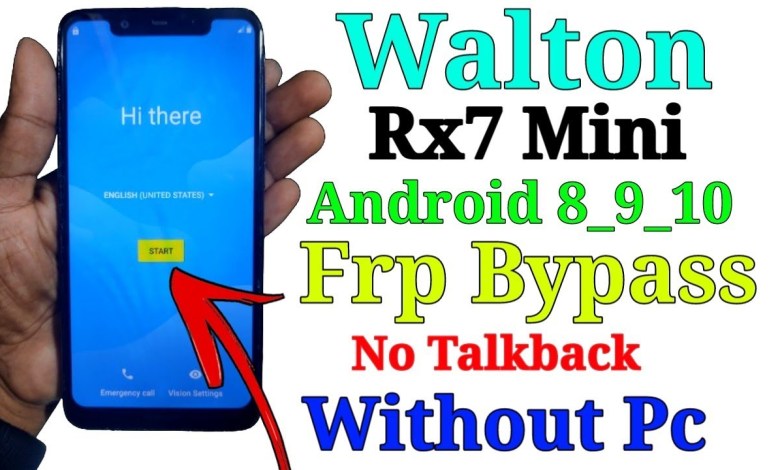 Walton Primo Rx7 Mini Frp Bypass /Android 9.0 Google Walton Primo Rx7 Mini Frp Bypass /Android 9.0 Google