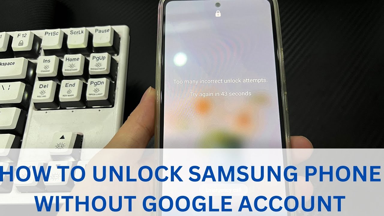 How to Unlock a Samsung Galaxy Phone without How to Unlock a Samsung Galaxy Phone without