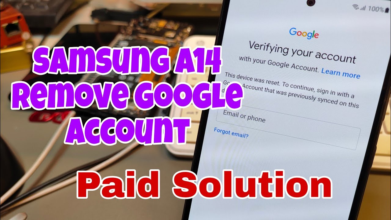 Samsung A14 (SM-A145P), Remove Google Account, Bypass Samsung A14 (SM-A145P), Remove Google Account, Bypass