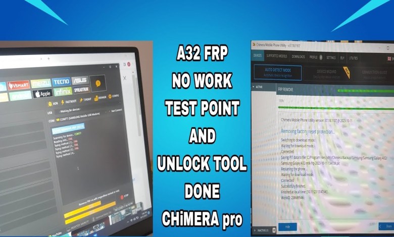 Samsung galaxy A32 FRP BYPASS no work test point and Samsung galaxy A32 FRP BYPASS no work test point and