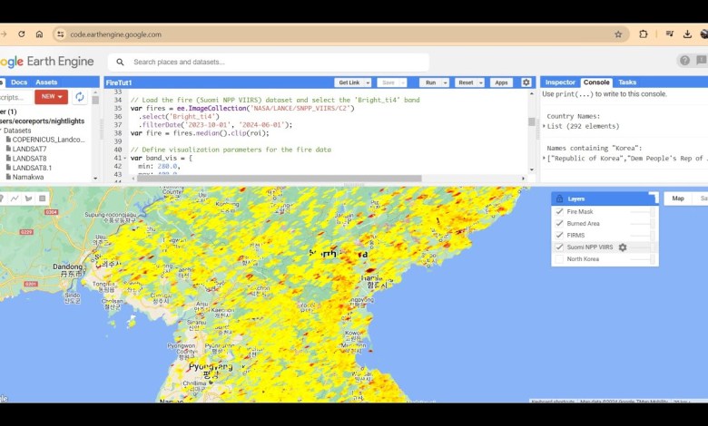 Google Earth Engine Tut 140 | Fire Detection Datasets Google Earth Engine Tut 140 | Fire Detection Datasets
