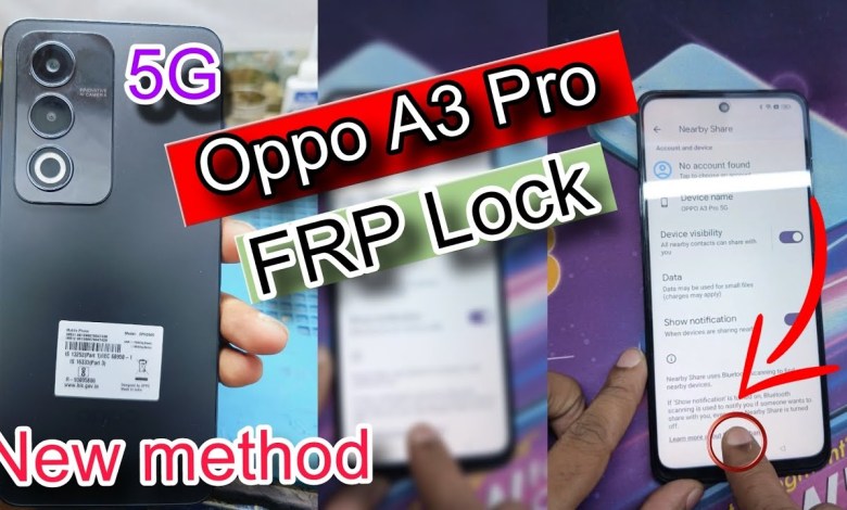 Oppo A3 pro 5G FRP Bypass very simple | New method | Oppo A3 pro 5G FRP Bypass very simple | New method |