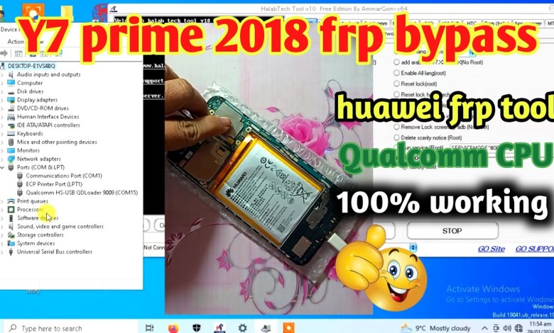 How to Bypass FRP on Huawei Y7 Prime 2018 – How to Bypass FRP on Huawei Y7 Prime 2018 –