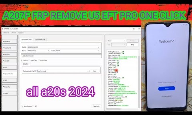 A207F U5 android 11 FRP REMOVE EFT PRO ONE CLICK A207F U5 android 11 FRP REMOVE EFT PRO ONE CLICK