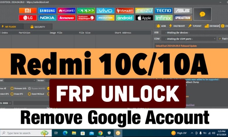 Redmi 10A/10C FRP Unlock By Unlock Tool Just One Click. Redmi 10A/10C FRP Unlock By Unlock Tool Just One Click.