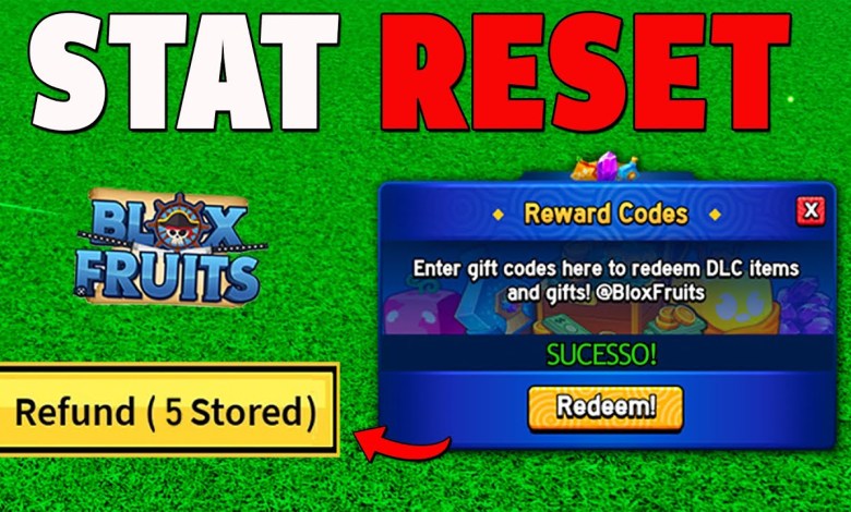 ALL 5 BLOX FRUITS+ STATUS RESET CODES ALL 5 BLOX FRUITS+ STATUS RESET CODES