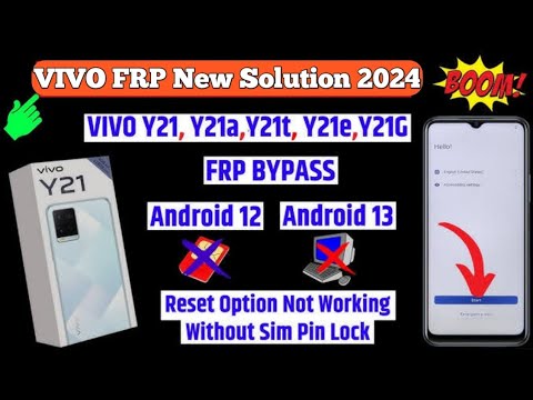 Vivo Y21E FRP Bypass Android 14 | New Solution 2024 | Vivo Y21E FRP Bypass Android 14 | New Solution 2024 |